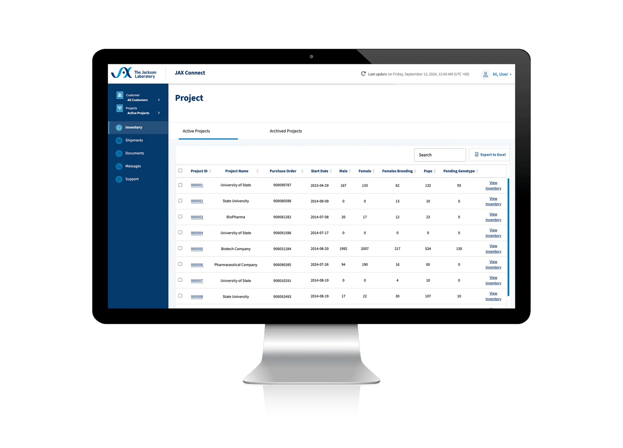 JAX Connect™ Online Colony Management Tool