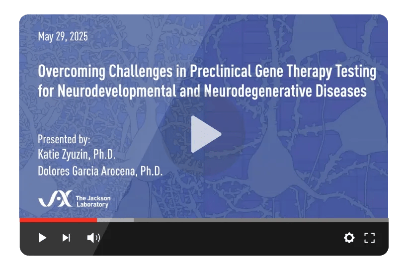 Key Considerations with Mouse Neurological Models - Video