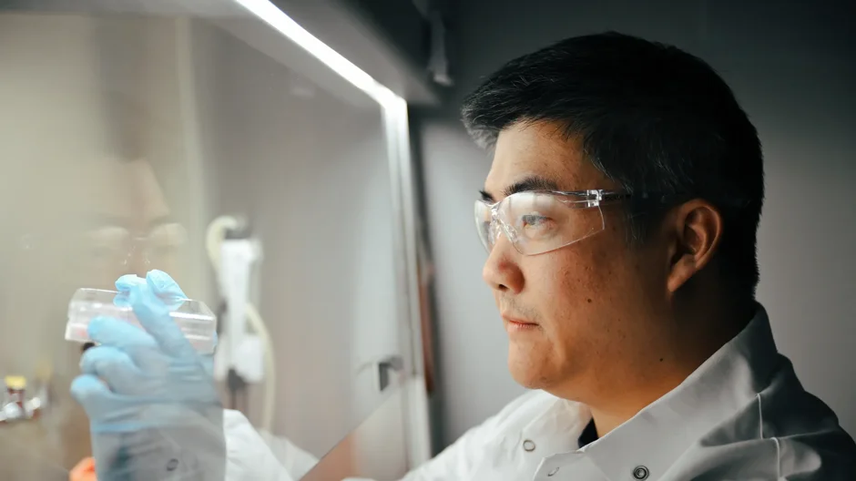 Eric Wang, Ph.D. at The Jackson Laboratory for Genomic Medicine in Farmington, Conn.