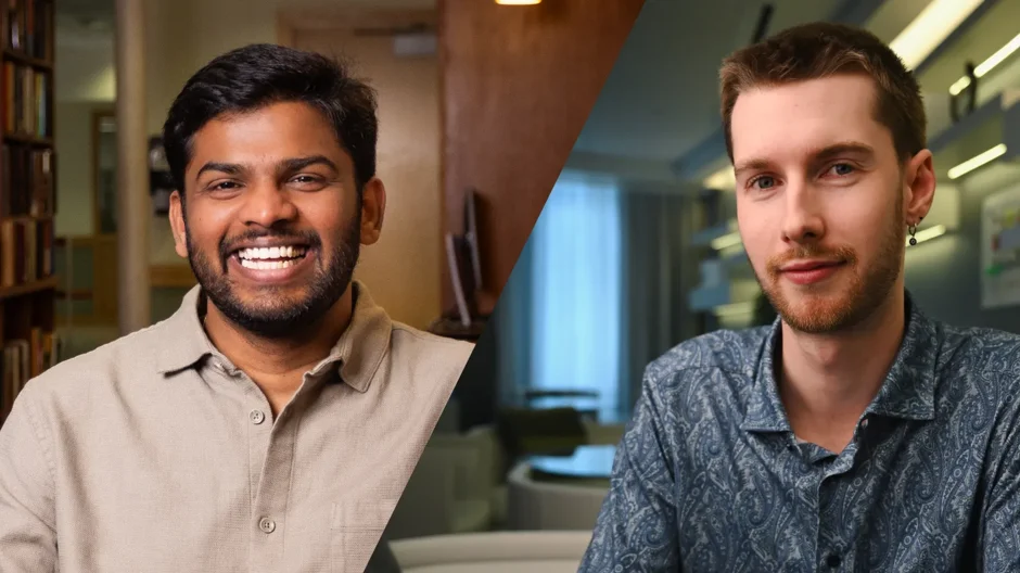 2026 JAX Scholars, Arunachalam Sekar and Luke Trinity.