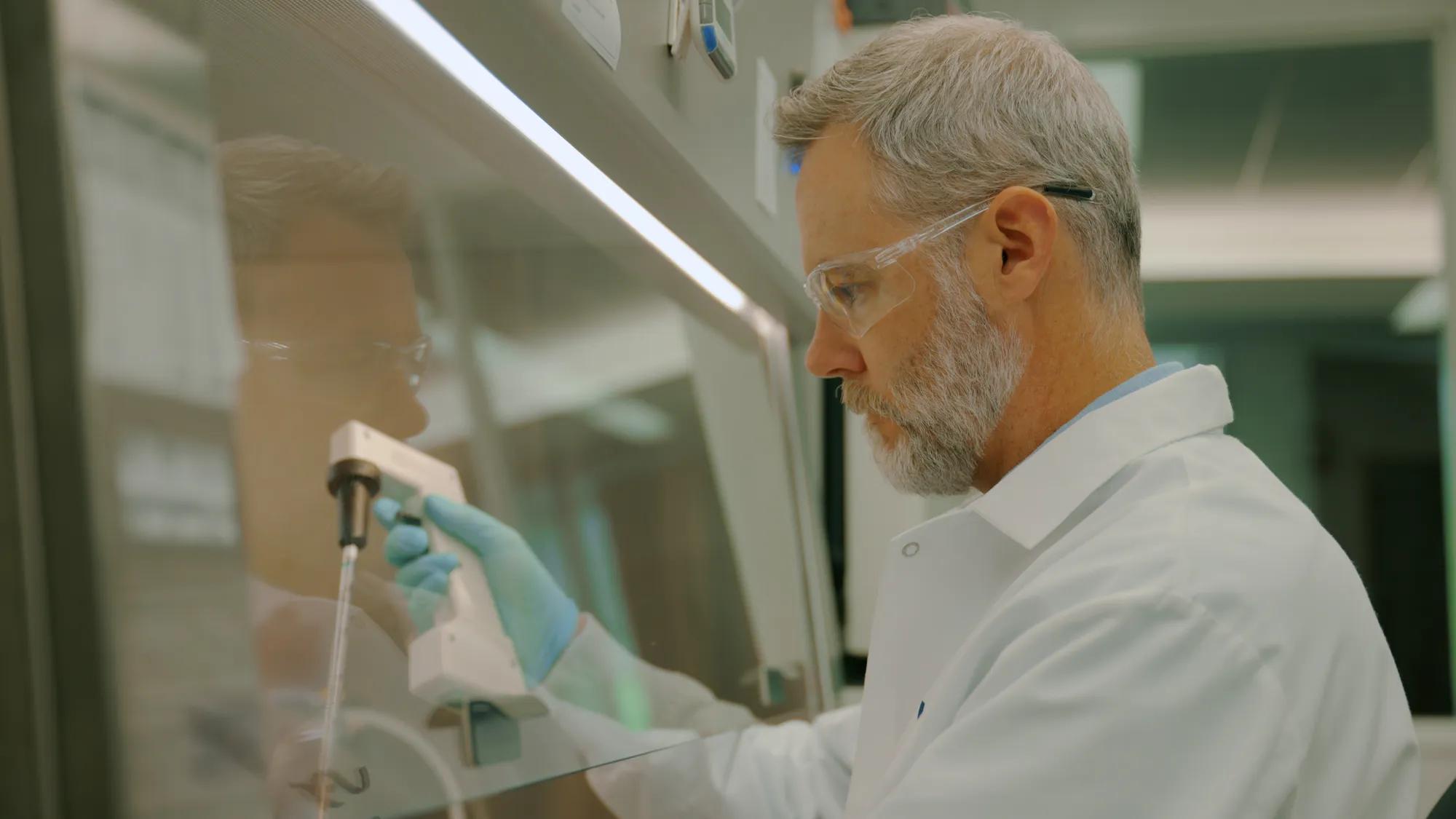 Justin McDonough, Ph.D., engineers iPSC’s at The Jackson Laboratory in Farmington, CT